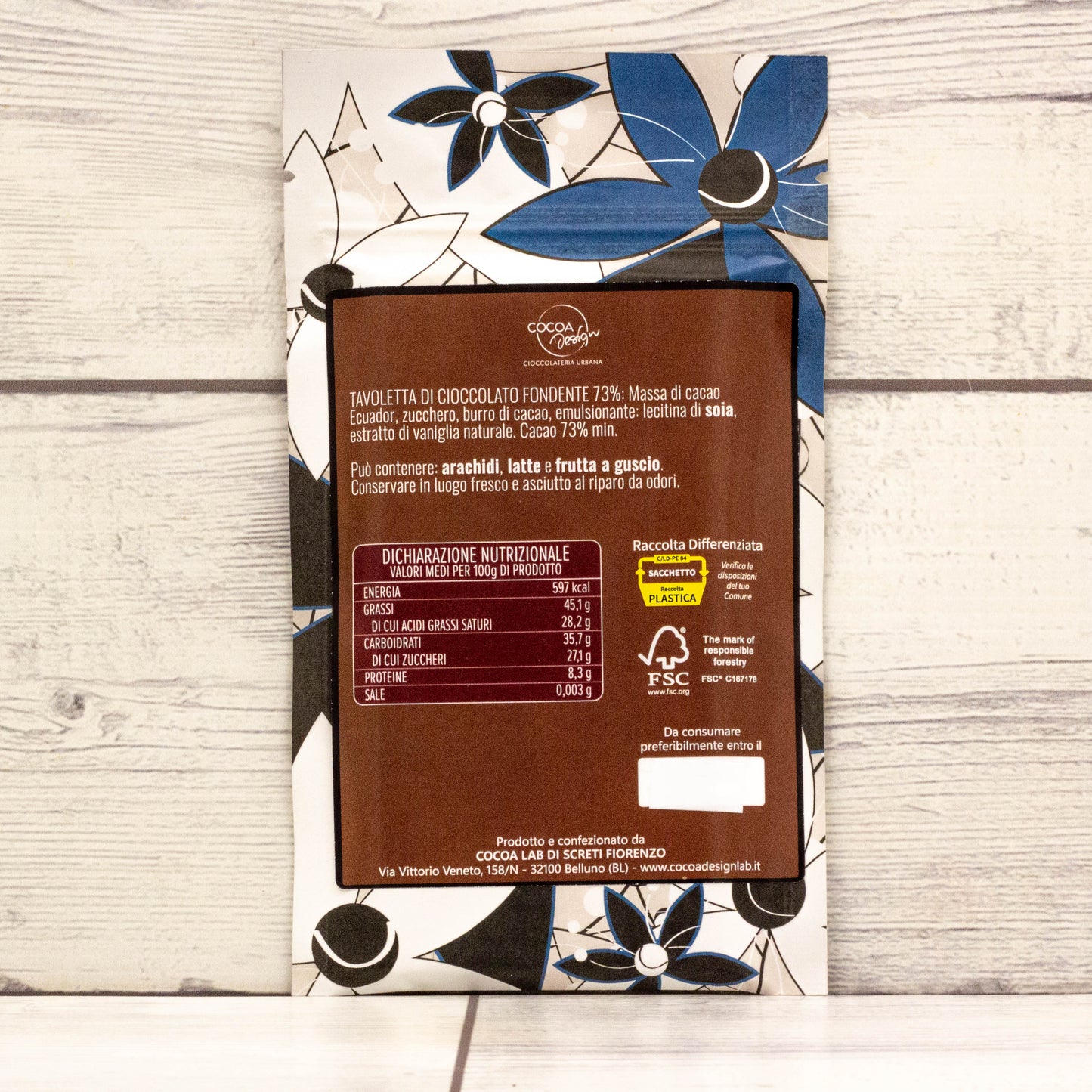 Tavoletta Cioccolato Fondente 73%